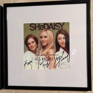 Framed, signed CD - SheDsisy